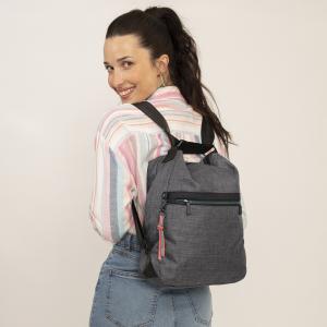 Torba na rame / ranac ženski 32x37x9 cm Shani siva