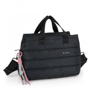 Torba na rame ženska 30x22x13 cm Hanae crna