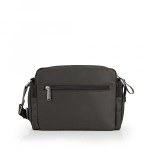 Torba na rame ženska 25x17x8 cm Judith siva