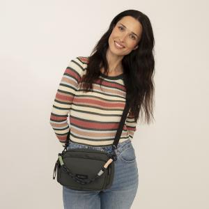 Torba na rame ženska 25x17x10 cm Mina zelena