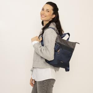 Ranac ženski 30x34x9 cm Luna plava