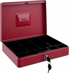 Kasa za novac 12'', Alco 300x240x90 crvena