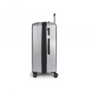 Kofer veliki 51x76x33/37 cm polikarbonat 114/128l-4,6 kg Radar srebrna