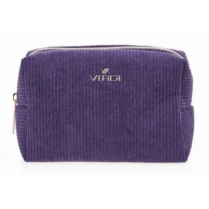 Neseser pravougaoni somotski 0288, 17×8×12 cm Verde ljubičasta