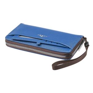 Novčanik ženski sa futrolom za vizit karte 0235, 19.5×3.5×10.5 cm plava