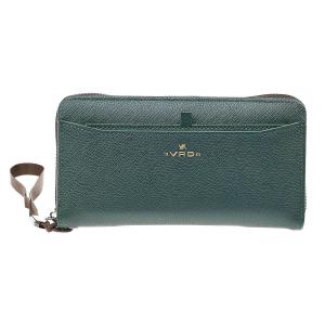Novčanik ženski sa futrolom za vizit karte 0235, 19.5×3.5×10.5 cm Verde zelena