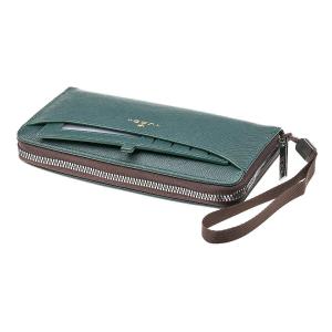 Novčanik ženski sa futrolom za vizit karte 0235, 19.5×3.5×10.5 cm zelena