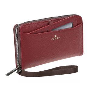 Novčanik ženski sa futrolom za vizit karte 0235, 19.5×3.5×10.5 cm bordo