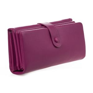 Novčanik ženski sa odvojenom pregradom 1356, 19×4.5×10 cm ciklama