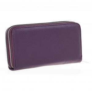 Novčanik ženski sa dva zipa 1387, 18.5×3×10 cm ljubičasta