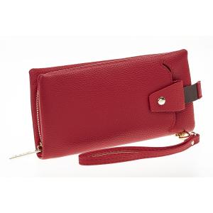 Novčanik ženski sa futrolom za mobilni telefon 1393, 20×4×10.5 cm crvena