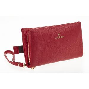 Novčanik ženski sa futrolom za mobilni telefon 1393, 20×4×10.5 cm crvena
