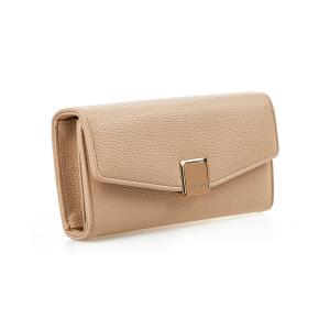 Novčanik ženski veci sa elegantnom kopcom 1432, 20×4×10 cm krem