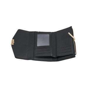 Novčanik ženski manji sa elegantnom kopcom 1433, 15×3×10.5 cm crna