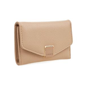 Novčanik ženski manji sa elegantnom kopcom 1433, 15×3×10.5 cm krem