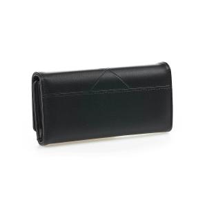 Novčanik ženski pravougaoni sa štepom 1441, 19×3.5×10cm crna