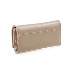 Novčanik ženski pravougaoni sa štepom 1441, 19×3.5×10 cm krem