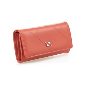 Novčanik ženski pravougaoni sa štepom 1441, 19×3.5×10 cm narandžasta