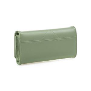 Novčanik ženski pravougaoni sa štepom 1441, 19×3.5×10 cm pastelno zelena