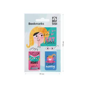 Magnetni Bookmarker MESHU "Cat lover" 3 l 