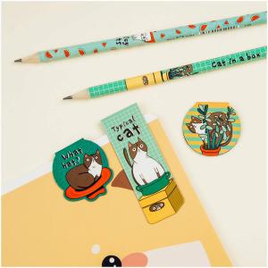 Magnetni Bookmarker MESHU "Juisy cat" 3 l 