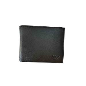 Novčanik kožni muški sa RFID zaštitom od glatke kože 9942 12x9,5x1,5 Silver coin položeni HJP braon