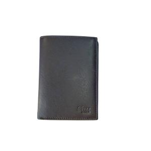 Novčanik kožni muški sa RFID zaštitom sa glatkom kožom 9942  9x12,5x1,5 Silver coin uspravni  HJP braon