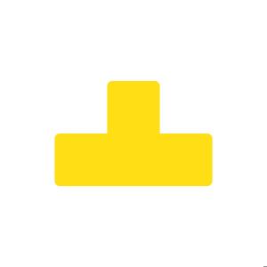 Simboli za podno obeležavanje "T" forma 1/10, Tarifold - Djois Tarifold žuta