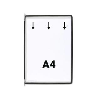 Ramovi A4 za stalke Tarifold-Djois 1/1 crna