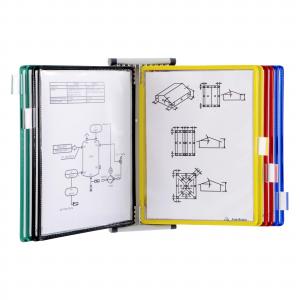 Stalak zidni čelični sa 10 ramova A5 Tarifold-Djois 