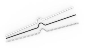 Kalendar kukice žičane, forma 2, 105 mm, pak 1/100 Renz srebrna