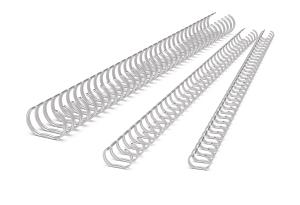 Žičane spirale 3:1, prečnik 9/16"" = 14,3 mm, 34 prstena, pak 1/50 srebrna