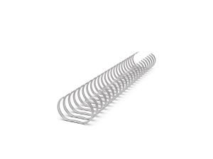 Žičane spirale 2:1, prečnik 1 1/8" = 28,5 mm, 23 prstena, pak 1/20 Renz srebrna