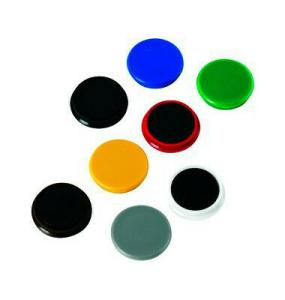 Magneti za belu tablu 24mm, okrugli Alco crna