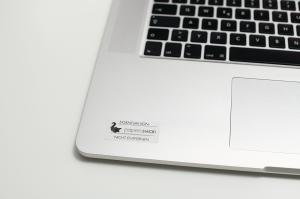 Etikete 45,7x21,2 A4/48 1/25 aluminium look 