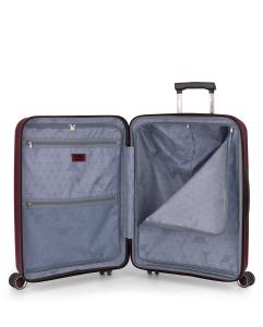 Kofer srednji PROŠIRIVI 45x65x27/30cm Polypropilen Brooklyn 70/77,8 l-3,4 kg bordo