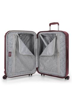 Kofer srednji 45x65x27/30 cm polikarbonat 70,9/78,7l-3,7 kg Kai bordo