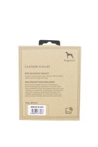 Novčanik muški kožni JBNC62 sa RFID zaštitom i futrolom za kartice 95x120x20 mm crna