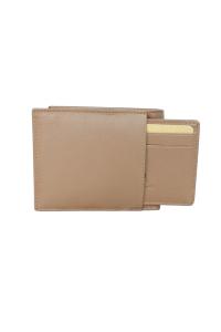 Novčanik muški kožni JBNC62 sa RFID zaštitom i futrolom za kartice 95x120x20 mm svetlo braon