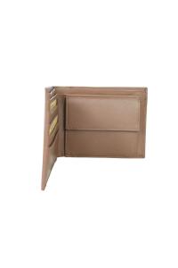 Novčanik muški kožni JBNC62 sa RFID zaštitom i futrolom za kartice 95x120x20 mm svetlo braon