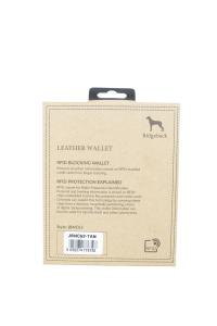 Novčanik muški kožni JBNC62 sa RFID zaštitom i futrolom za kartice 95x120x20 mm svetlo braon