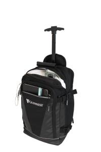 Ranac putni za low cost sa točkićima 25x40x20 Guiness crna