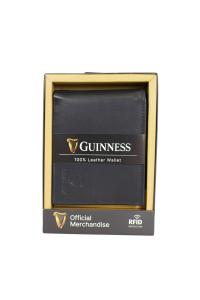 Novčanik muški kožni JBGNW01 sa RFID zaštitom 120x90x20 Guiness Guiness crna
