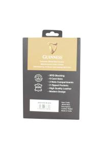 Novčanik muški kožni JBGNW03 sa RFID zaštitom 120x90x20 Guiness crna