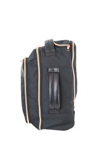 Ranac putni za low cost sa točkićima  25x40x20 cm JBTB 98 crna