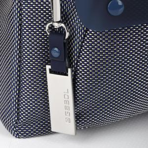 Torba na rame ženska 33x24x9 cm Pamela plava