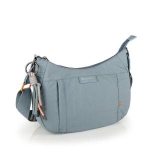 Torba na rame ženska 33x24x10 cm Nerea azurno plava