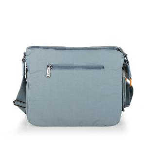 Torba na rame ženska 30x24x11 cm Nerea azurno plava