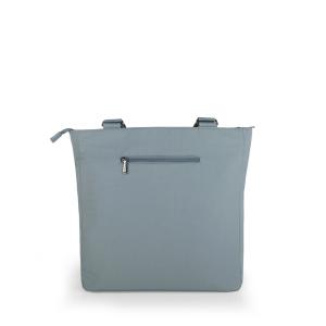 Torba na rame ženska 42x37x13 cm Nerea azurno plava