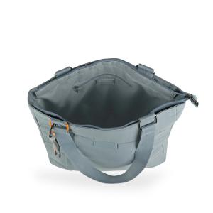 Torba na rame ženska 42x37x13 cm Nerea azurno plava